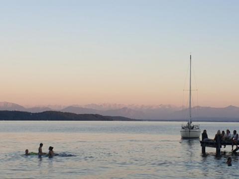 Central Starnberg And Surrounded By Nature Exteriör bild